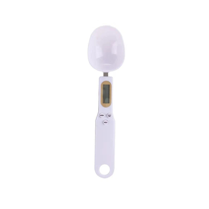 Adjustable Electronic Weighing Spoon Scale for Coffee, Food, Flour, and Baking. LCD Digital Measurement.